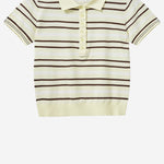 POLO IN MISTO VISCOSA A RIGHE 22244 983 THE.GARMENT 