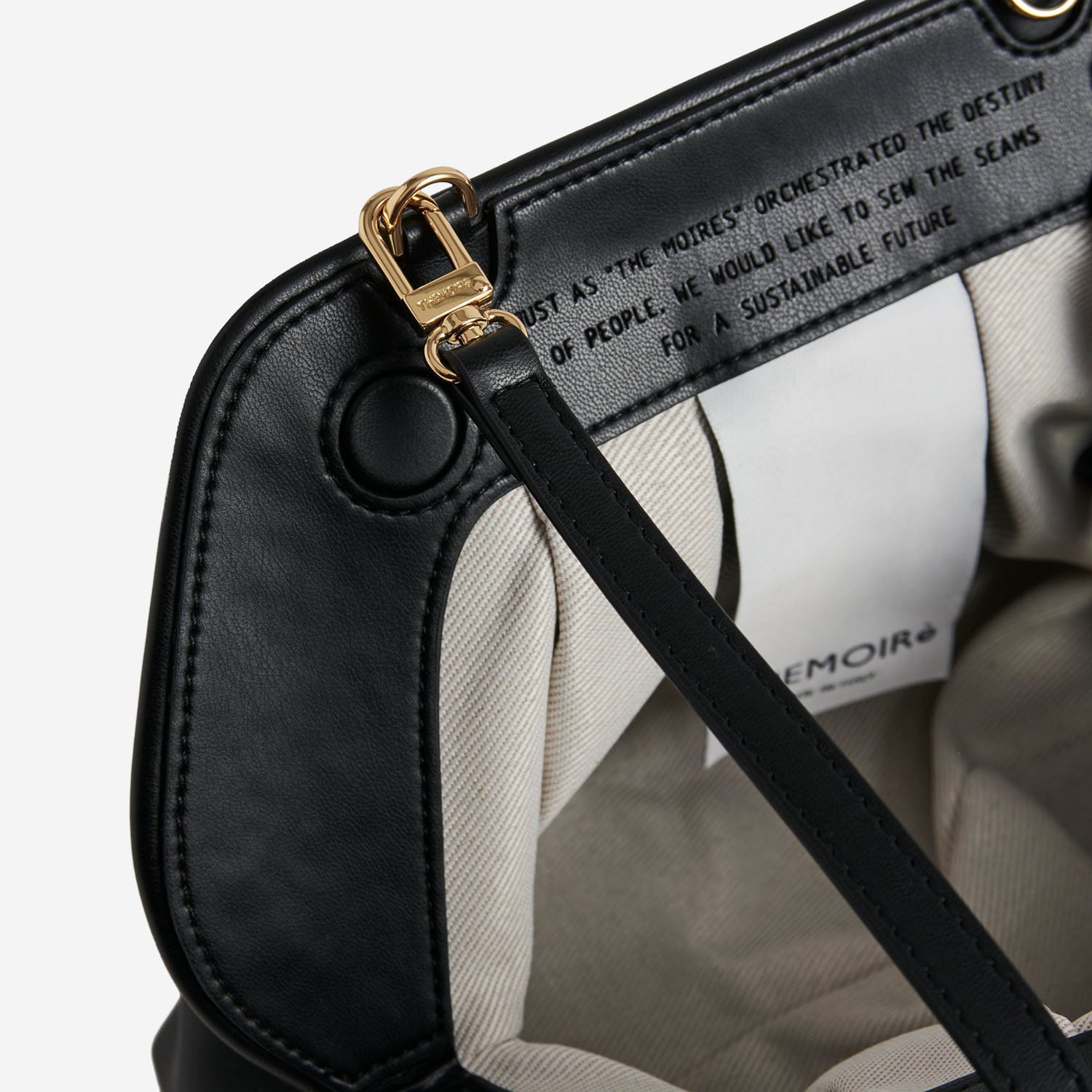 BORSA TIA IN VEGAN FABRIC NS1WTMBB0OOVF0303A JETBLACK THEMOIRè 