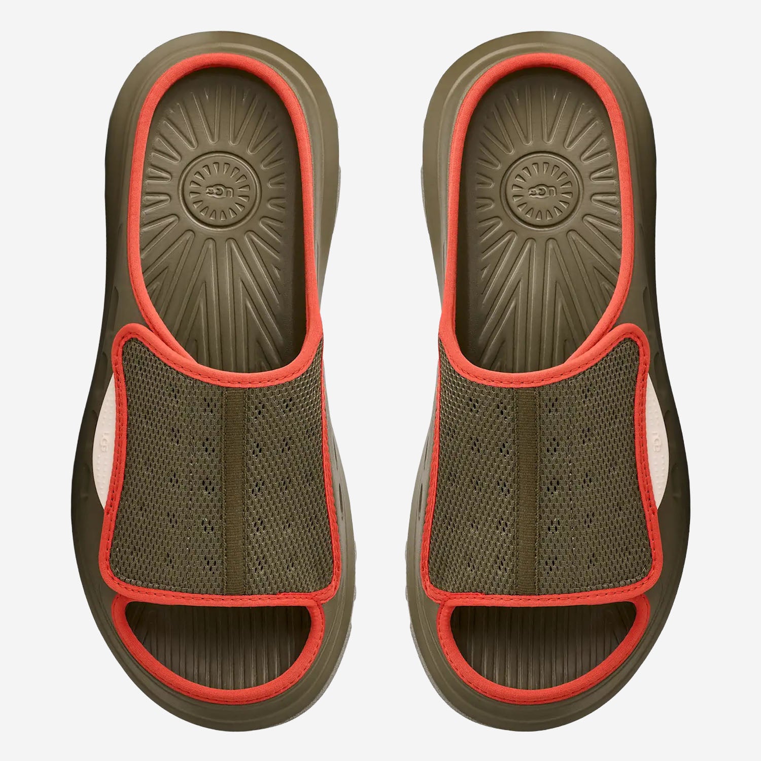 SANDALI PEAKMOD IN GOMMA CON RETE TECNICA 1175194 BVRD UGG 