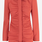 Abito in lana vergine con ruches 8B0CE5R5 A6FFE7 VALENTINO 