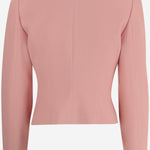 Giacca lana vergine con ruches 8B0CE5R7 A6FF8U VALENTINO 