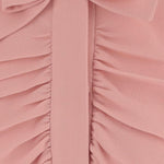 Giacca lana vergine con ruches 8B0CE5R7 A6FF8U VALENTINO 