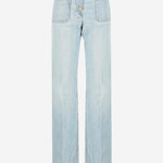 JEANS IN DENIM CON BOTTONI DORATI 8B0DD23L A92FLX VALENTINO 