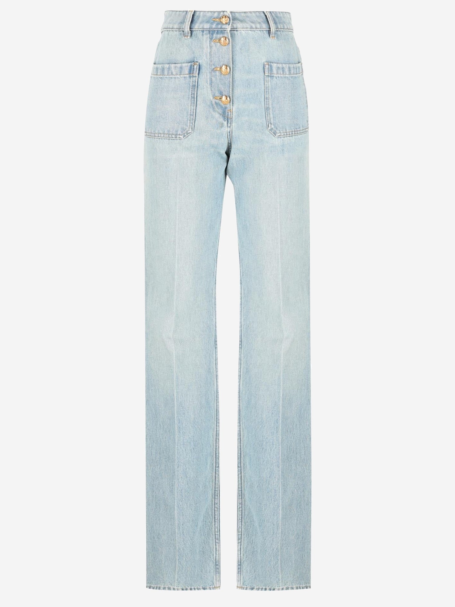 JEANS IN DENIM CON BOTTONI DORATI 8B0DD23L A92FLX VALENTINO 