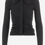 MAGLIA IN MISTO VISCOSA CON ARRICCIO 8B0KA15I A8M0NO VALENTINO 