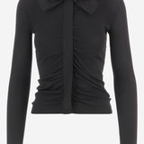 MAGLIA IN MISTO VISCOSA CON ARRICCIO 8B0KA15I A8M0NO VALENTINO 