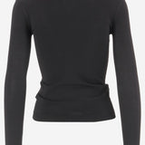 MAGLIA IN MISTO VISCOSA CON ARRICCIO 8B0KA15I A8M0NO VALENTINO 