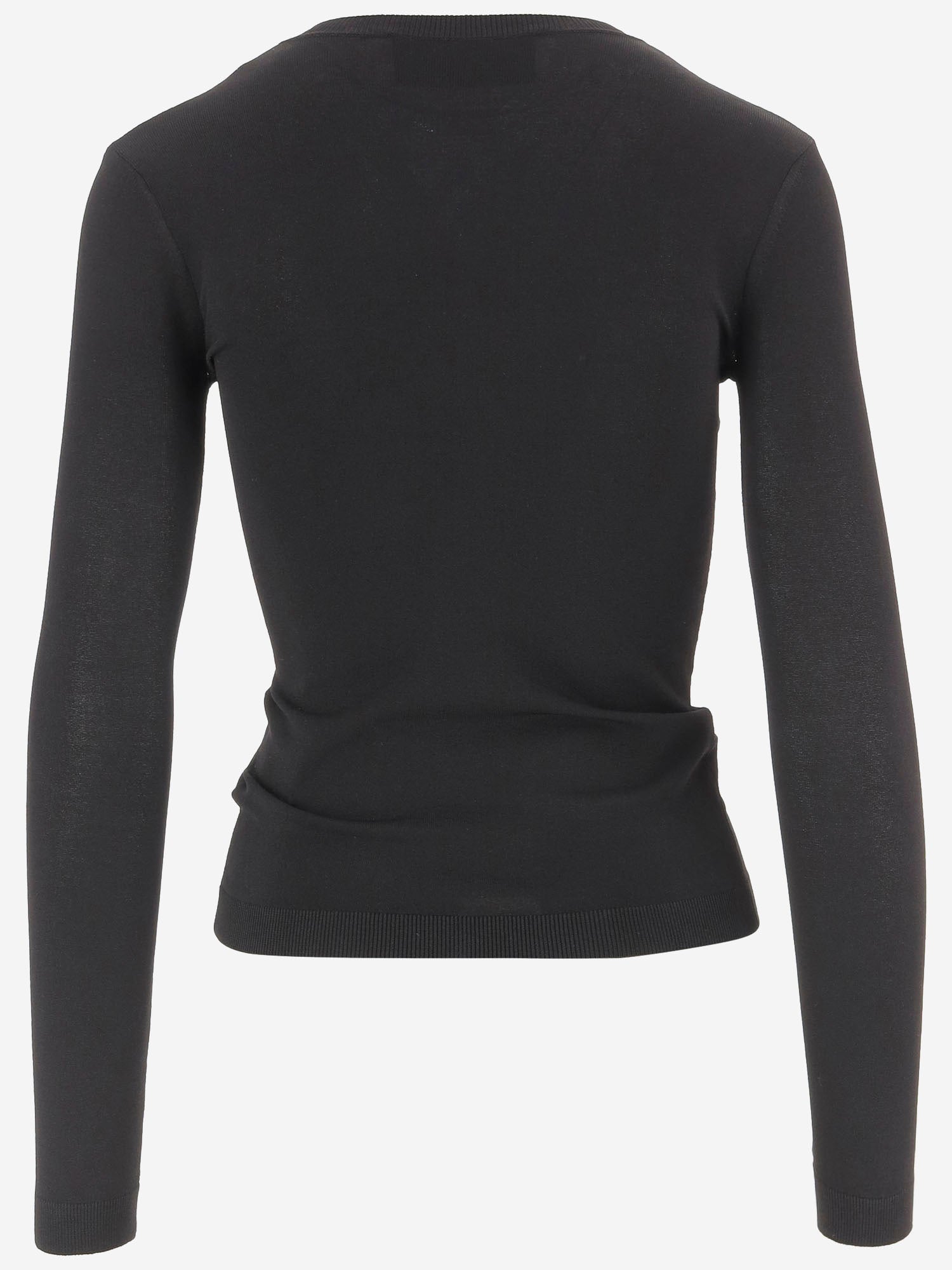 MAGLIA IN MISTO VISCOSA CON ARRICCIO 8B0KA15I A8M0NO VALENTINO 