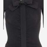 ABITO IN VISCOSA CON FIOCCO 8B0KD15L A8N0NO VALENTINO 