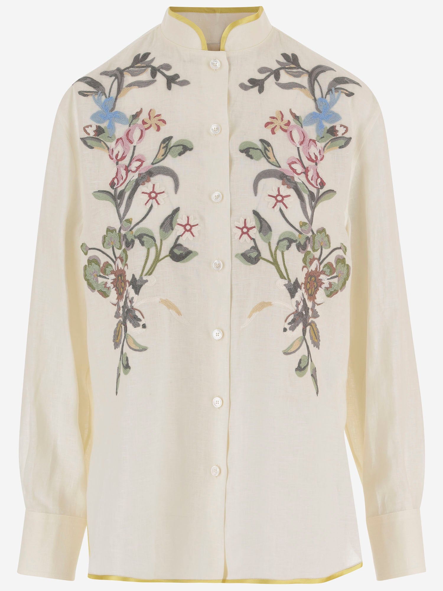 Camicia in lino 8B3AB826 9M4AM0 VALENTINO 