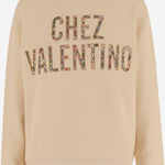 FELPA IN COTONE CON LOGO 8B3MF25F A4TET5 VALENTINO 
