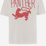 T-SHIRT IN COTONE CON STAMPA PANTHER 8B3MG25W A55AS0 VALENTINO 