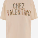 T-SHIRT IN COTONE CON LOGO 8B3MG26A A5JET5 VALENTINO 