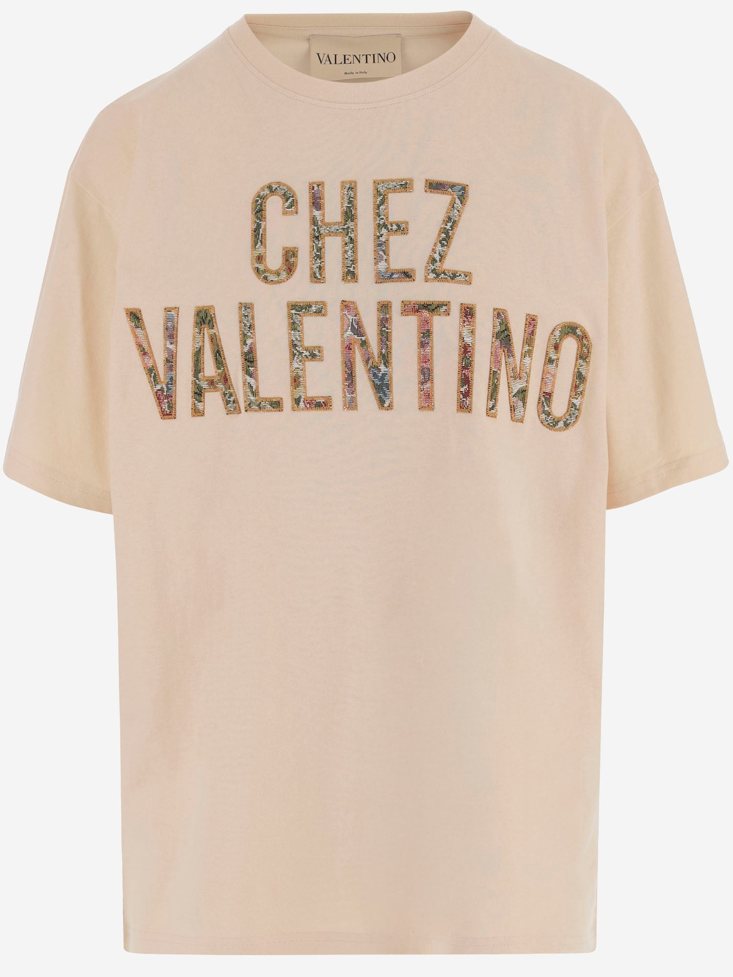 T-SHIRT IN COTONE CON LOGO 8B3MG26A A5JET5 VALENTINO 