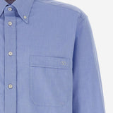 CAMICIA IN COTONE CON LOGO 8V3ABS80 ATHCZV VALENTINO 