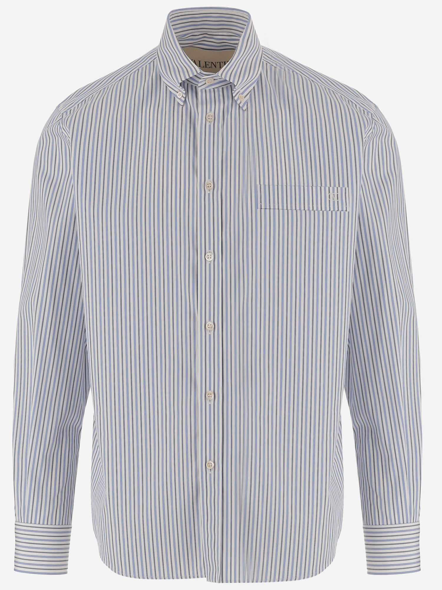 CAMICIA IN COTONE CON LOGO 8V3ABS80 B95C1L VALENTINO 