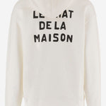 Felpa in cotone con Stampa Le Chat De La Maison 8V3MF28N BD1A03 VALENTINO 