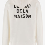 Felpa in cotone con Stampa Le Chat De La Maison 8V3MF28N BD1A03 VALENTINO 