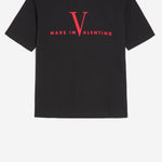 T-SHIRT IN COTONE CON LOGO 8V3MG16P BAQ0NR VALENTINO 