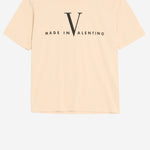 T-SHIRT IN COTONE CON LOGO 8V3MG16P BAQQT3 VALENTINO 