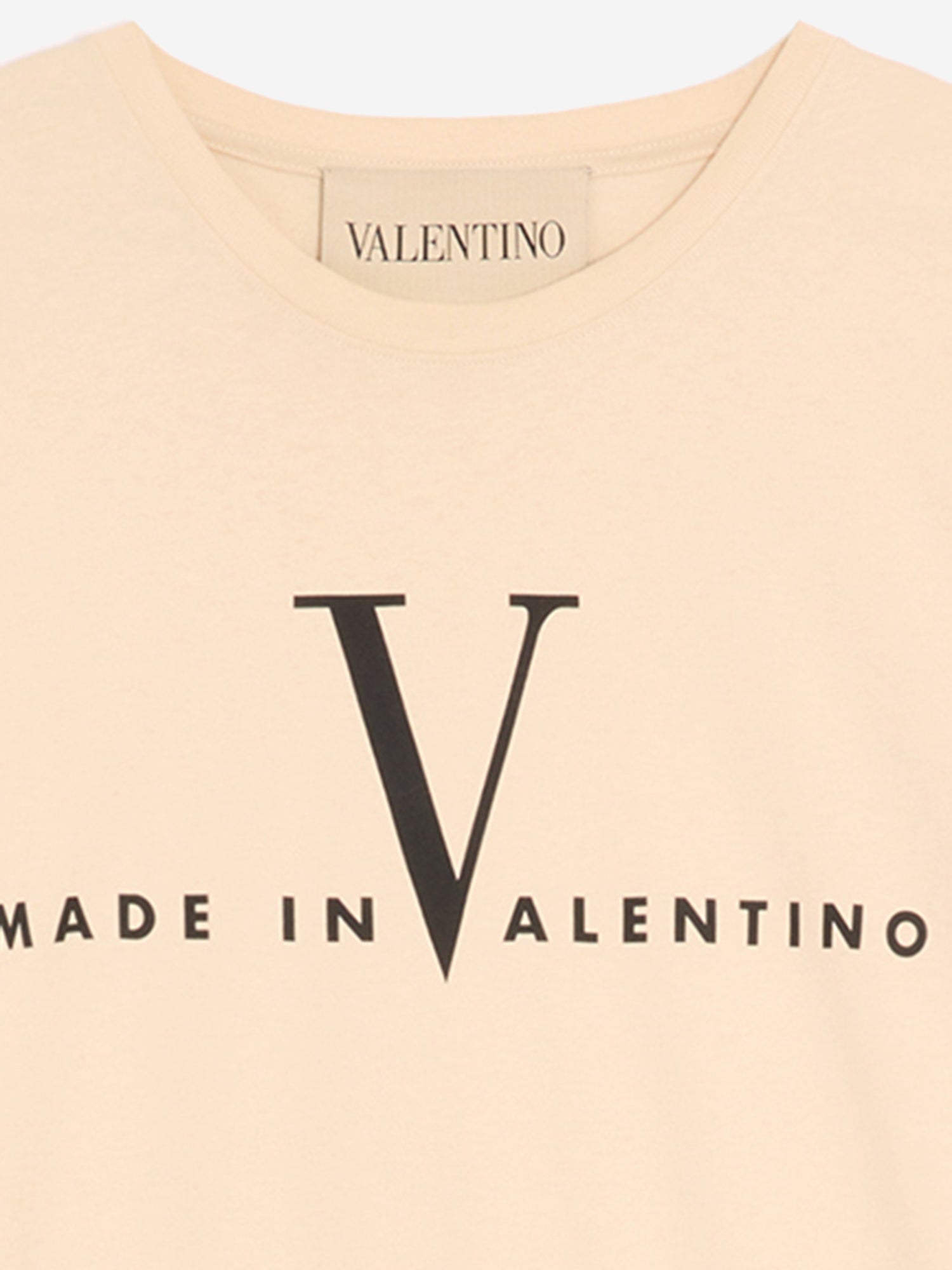 T-SHIRT IN COTONE CON LOGO 8V3MG16P BAQQT3 VALENTINO 