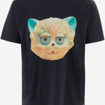 T-shirt in cotone con Stampa Le Chat De La Maison 8V3MG16P BD0598 VALENTINO 