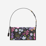 Borsa a spalla in tessuto moiré con stampa Papier Floral 8W0B0T31 QLZN96 VALENTINO GARAVANI 