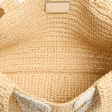 BORSA SHOPPING MEDIA VIVA SUPERSTAR IN RAFIA 8W2B0S11 QETCEM VALENTINO GARAVANI 
