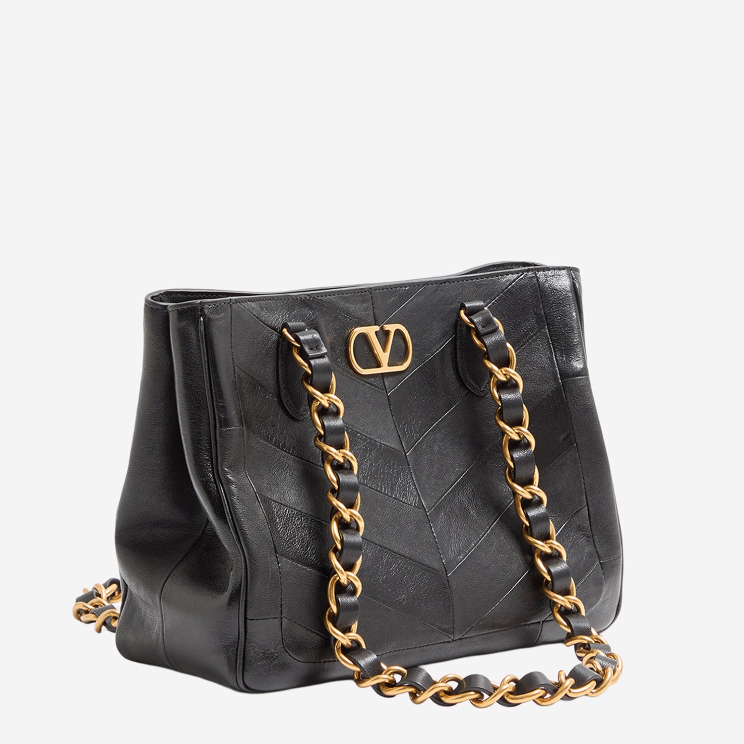BORSA LASEIN IN PELLE CON MOTIVO CHEVRON 8W2B0T12 PSN0NO VALENTINO GARAVANI 