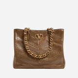 BORSA LASEIN IN PELLE CON MOTIVO CHEVRON 8W2B0T12 PSNBGQ VALENTINO GARAVANI 