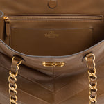 BORSA LASEIN IN PELLE CON MOTIVO CHEVRON 8W2B0T12 PSNBGQ VALENTINO GARAVANI 