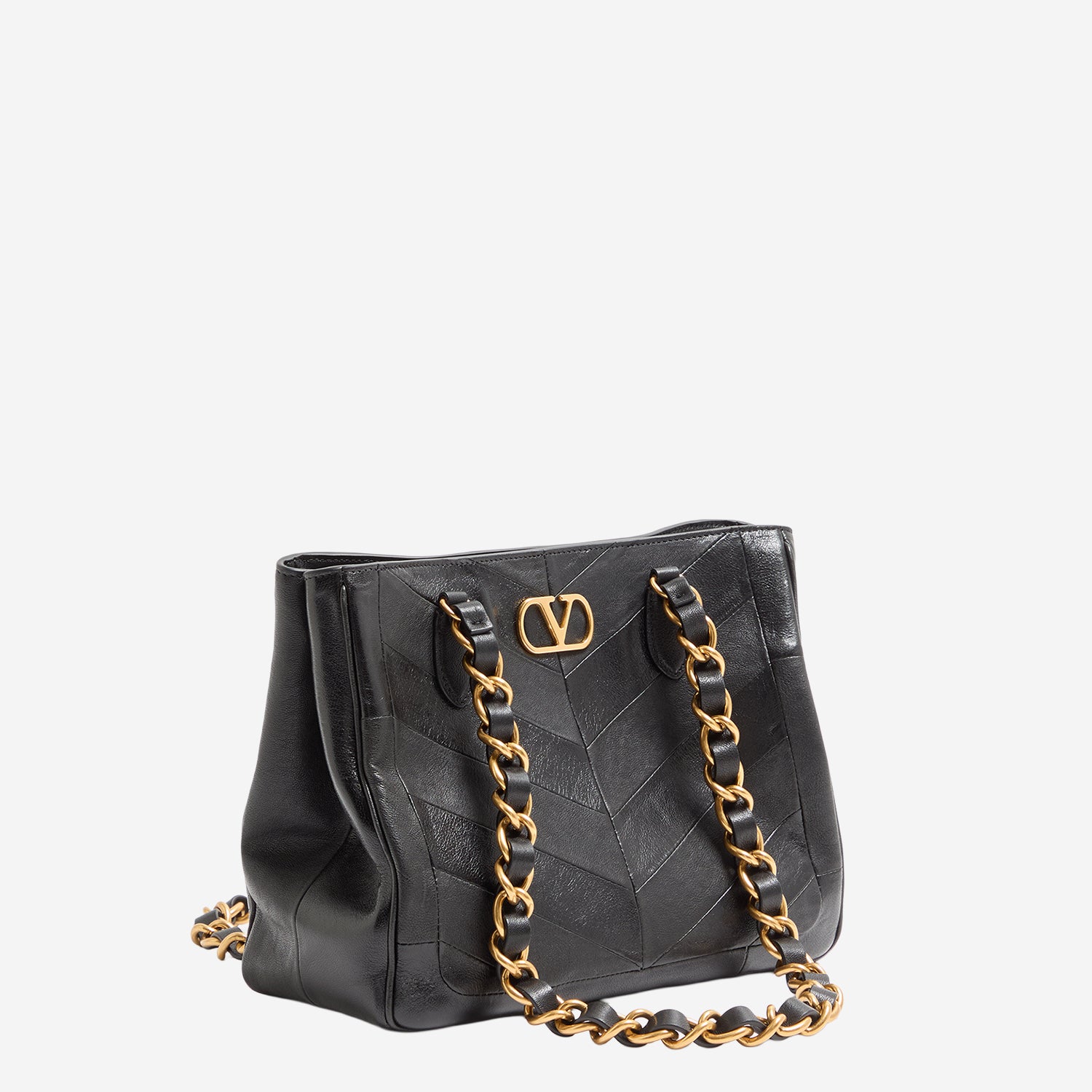 BORSA LASEIN IN PELLE CON MOTIVO CHEVRON 8W2B0T13 PSN0NO VALENTINO GARAVANI 
