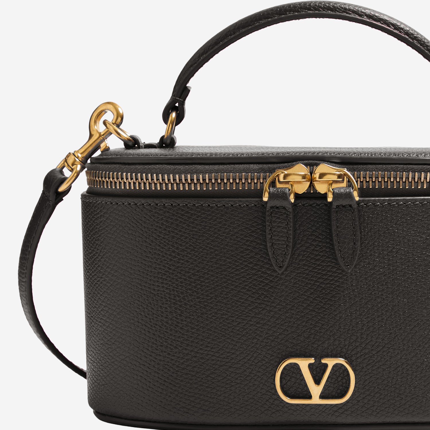 BORSA VANITY IN PELLE CON VLOGO 8W2P0AX8 SNP0NO VALENTINO GARAVANI 