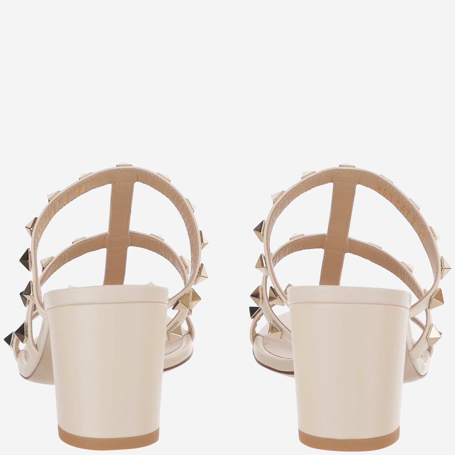 Sandali Slider Rockstud in pelle 8W2S0C47 VODI16 VALENTINO GARAVANI 
