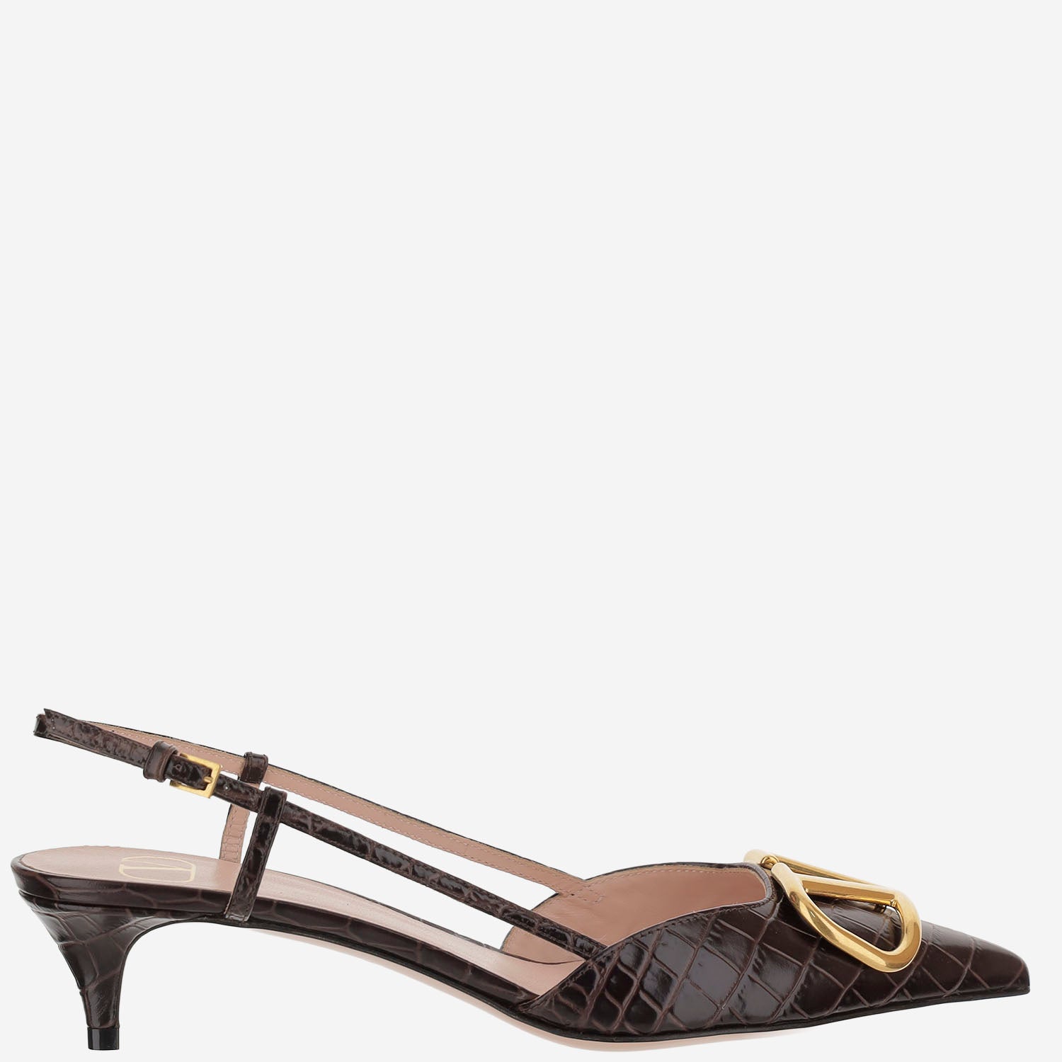 DÉCOLLETÉ SLINGBACK VLOGO SIGNATURE IN VITELLO STAMPATO 8W2S0Q70 LURREL VALENTINO GARAVANI 