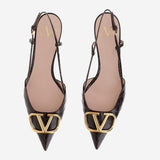 DÉCOLLETÉ SLINGBACK VLOGO SIGNATURE IN VITELLO STAMPATO 8W2S0Q70 LURREL VALENTINO GARAVANI 