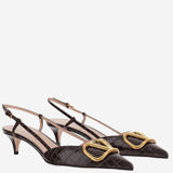 DÉCOLLETÉ SLINGBACK VLOGO SIGNATURE IN VITELLO STAMPATO 8W2S0Q70 LURREL VALENTINO GARAVANI 