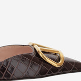 DÉCOLLETÉ SLINGBACK VLOGO SIGNATURE IN VITELLO STAMPATO 8W2S0Q70 LURREL VALENTINO GARAVANI 