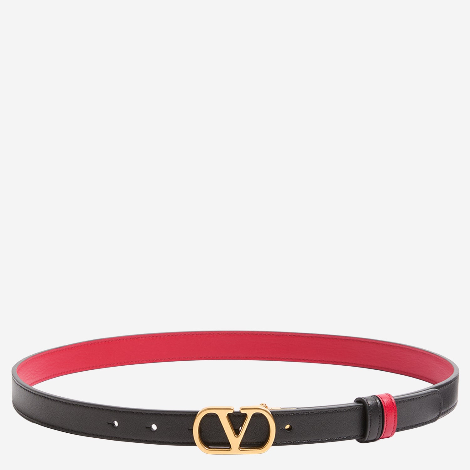 CINTURA VLOGO SIGNATURE IN PELLE 8W2T0SU8 IYR0SM VALENTINO GARAVANI 
