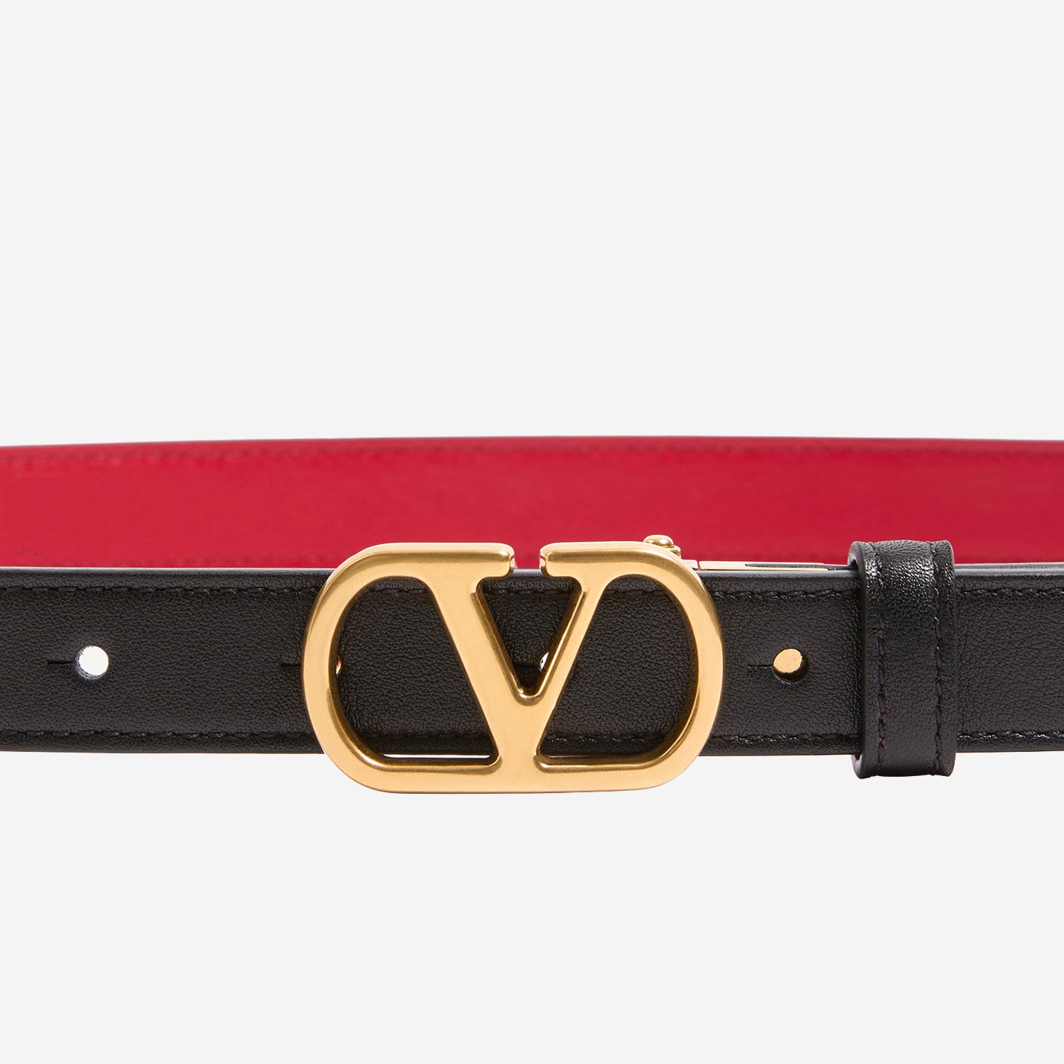 CINTURA VLOGO SIGNATURE IN PELLE 8W2T0SU8 IYR0SM VALENTINO GARAVANI 