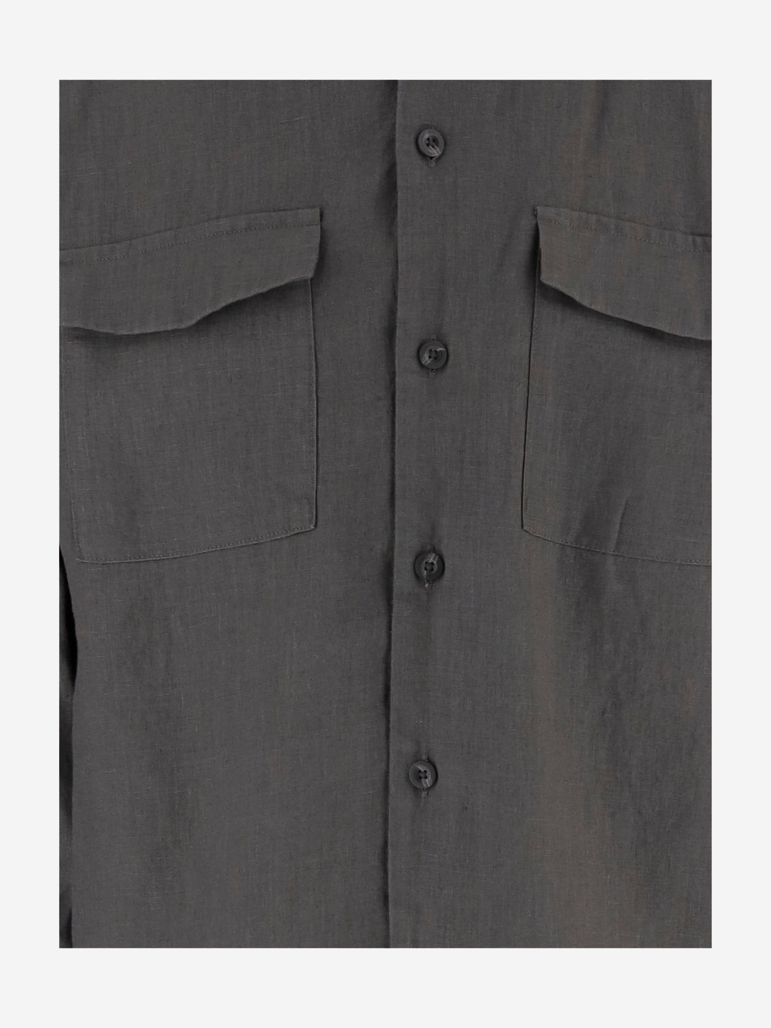 CAMICIA in lino M15161606 037SLA VINCE 