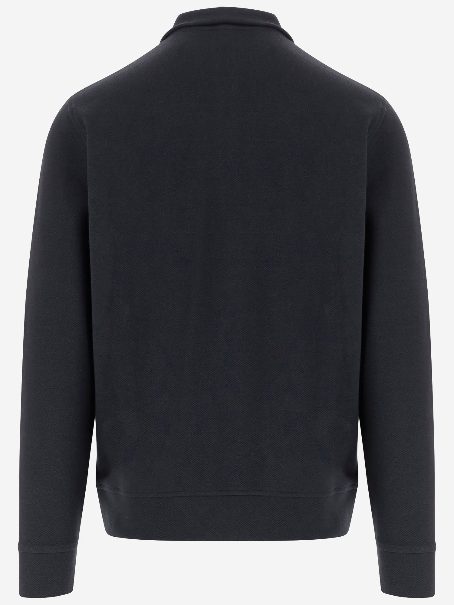 MAGLIA CON ZIP IN MISTO COTONE M16009067B 967CMG VINCE 