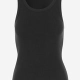 CANOTTA IN MISTO COTONE STRETCH V018884418 001BLK VINCE 