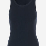 CANOTTA IN MISTO COTONE STRETCH V018884418 403CBL VINCE 