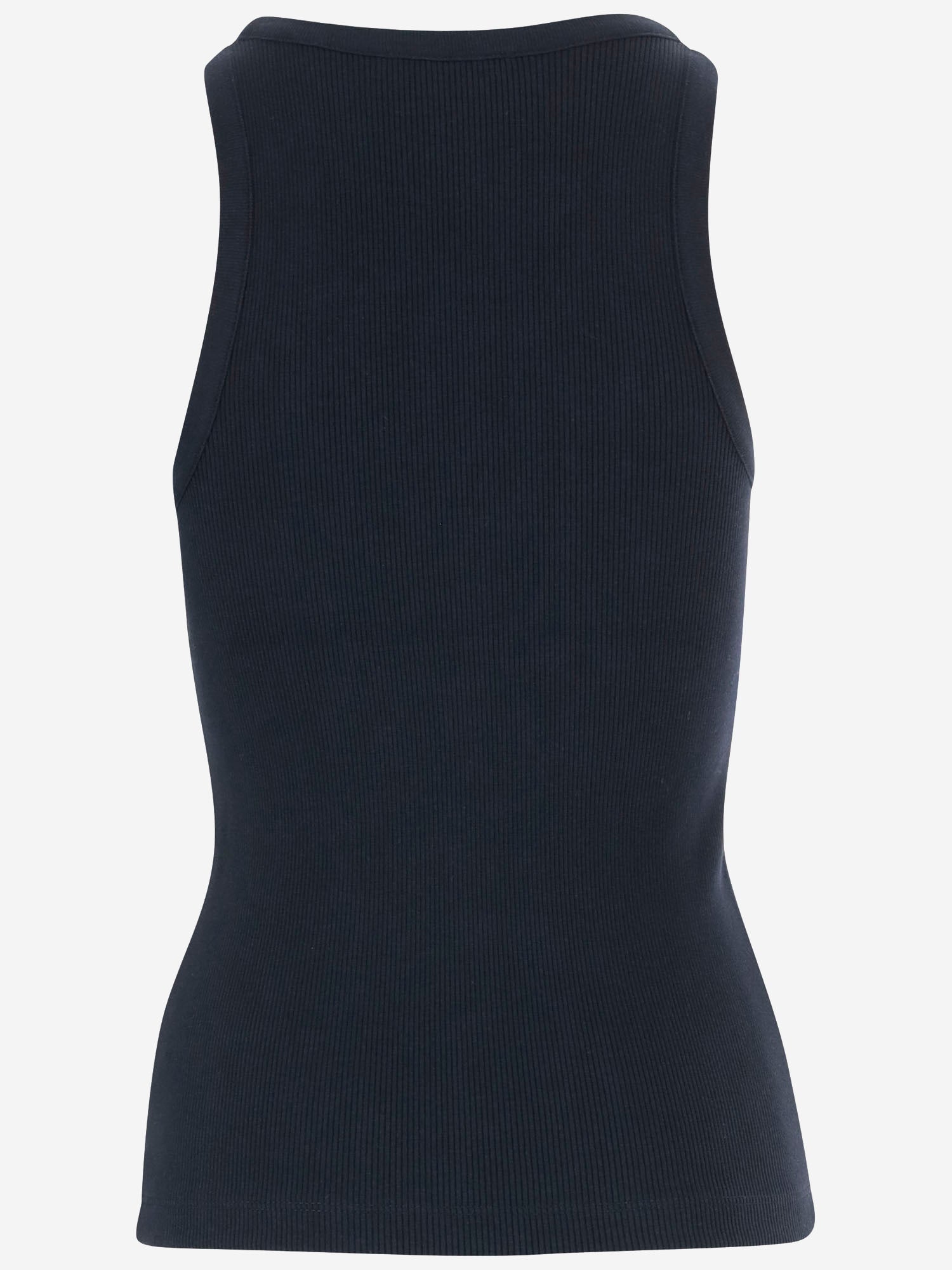 CANOTTA IN MISTO COTONE STRETCH V018884418 403CBL VINCE 