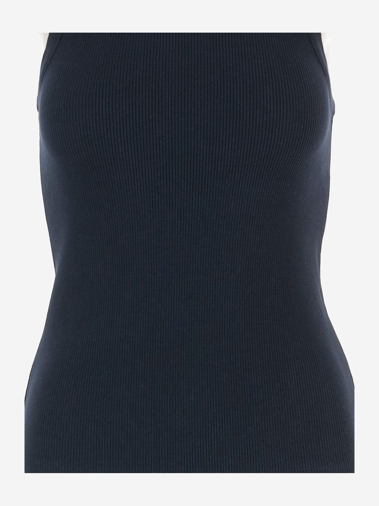CANOTTA IN MISTO COTONE STRETCH V018884418 403CBL VINCE 