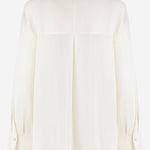 CAMICIA IN SETA STRETCH V101013150 101OWH VINCE 