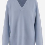 MAGLIONE POLO IN MISTO LANA E CASHMERE STRETCH V167379835 404PAC VINCE 