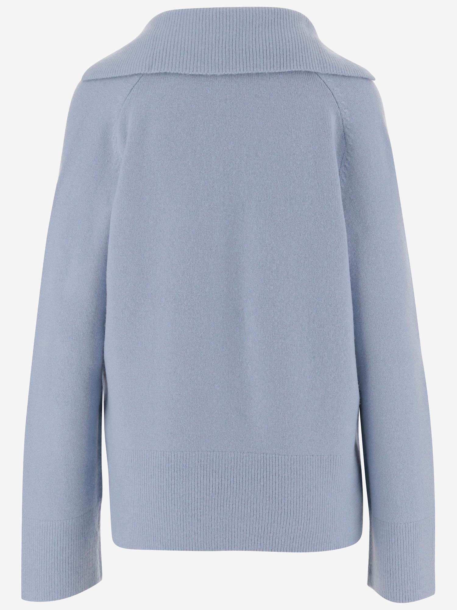 MAGLIONE POLO IN MISTO LANA E CASHMERE STRETCH V167379835 404PAC VINCE 