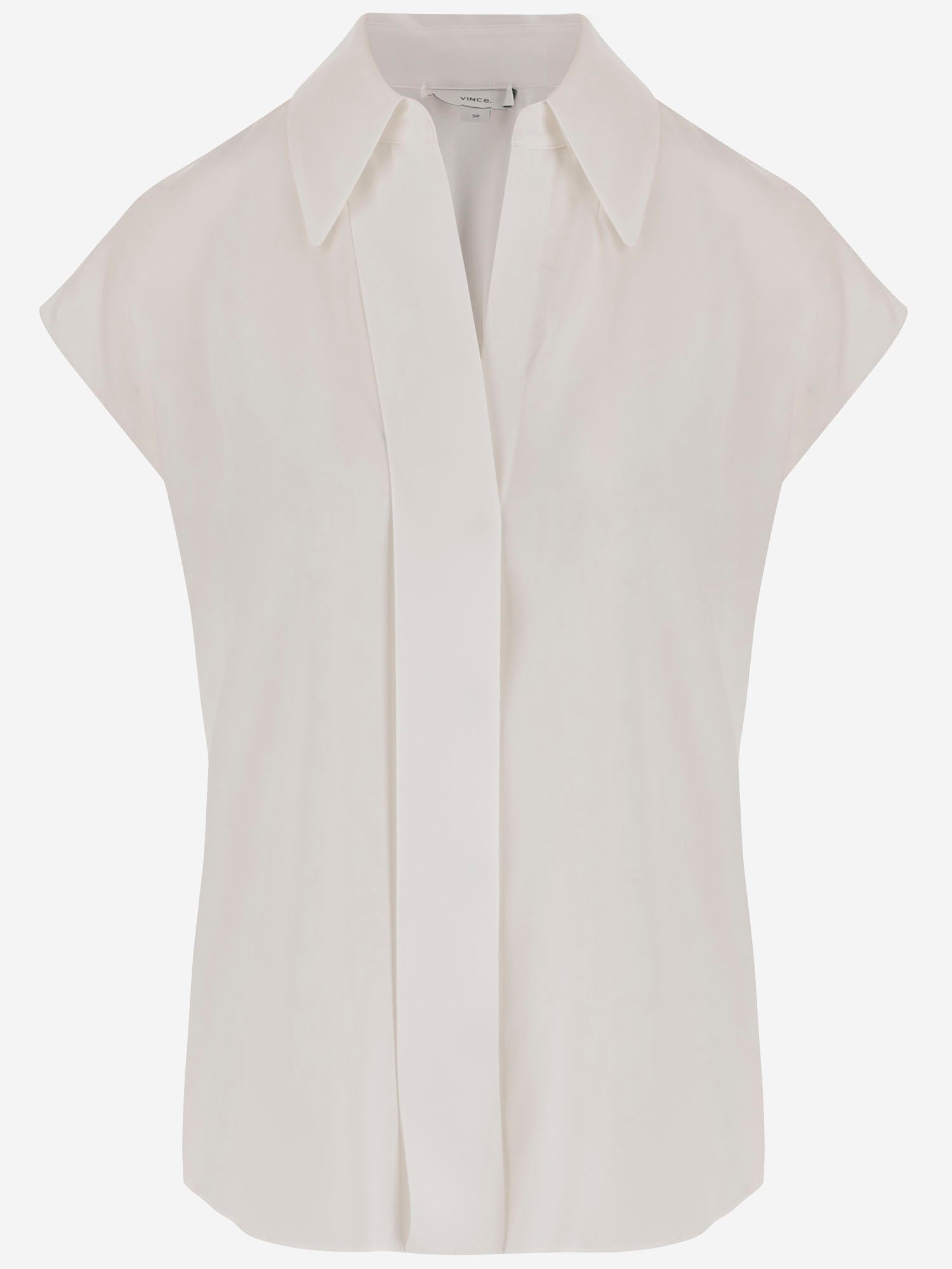 BLUSA IN SETA STRETCH V181613232 118CHK VINCE 
